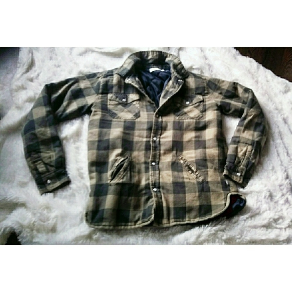 Stella McCartney kids quilted insulated button up